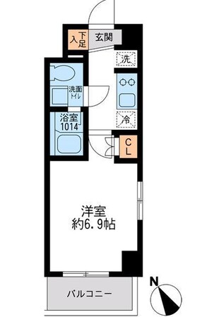 アーデン門前仲町の物件間取画像